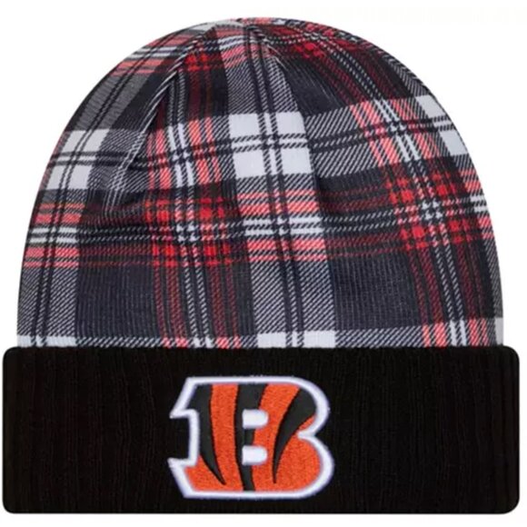 NEW - 2024 New Era Cold Weather Statement Knit Beanie (Cincinnati Bengals) - Picture 1 of 2